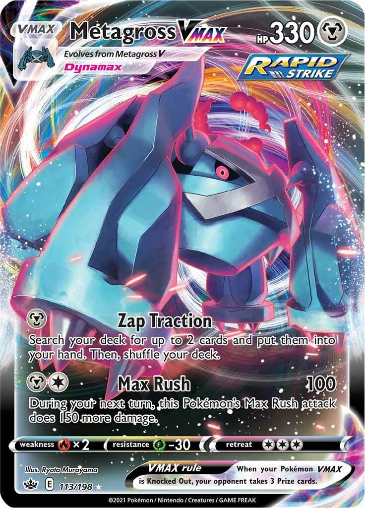 Metagross VMAX #113 Pokemon Chilling Reign