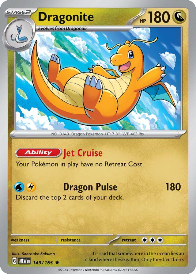 Dragonite #149 Pokemon Scarlet & Violet 151