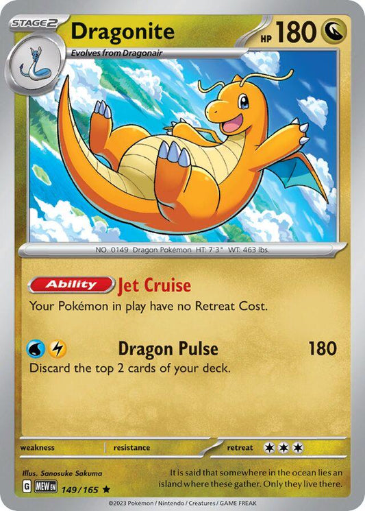 Dragonite #149 Pokemon Scarlet & Violet 151