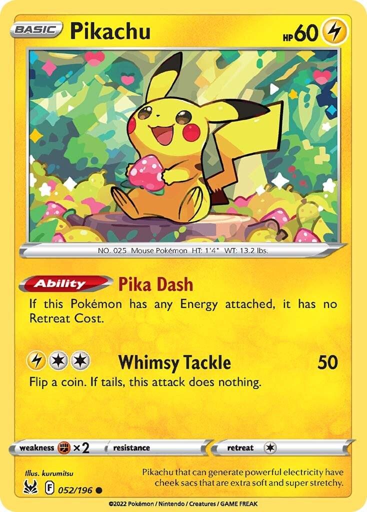 Pikachu #52 Pokemon Lost Origin