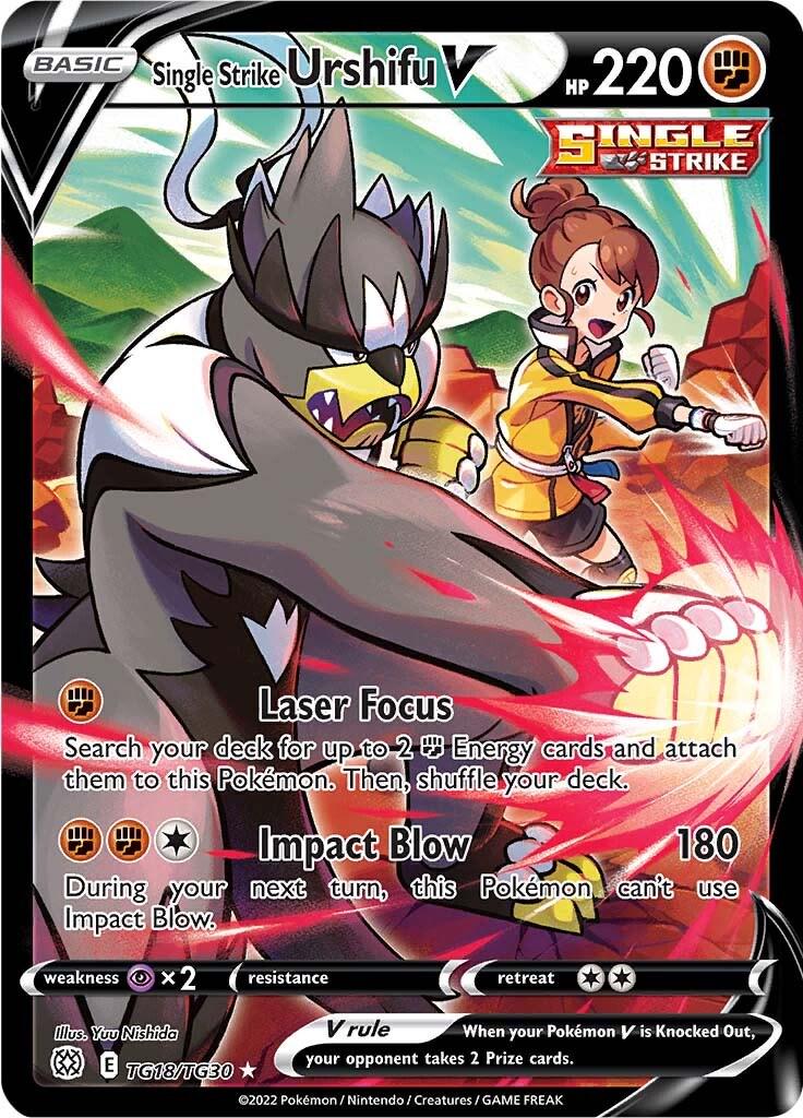 Urshifu V #TG18 Pokemon Brilliant Stars