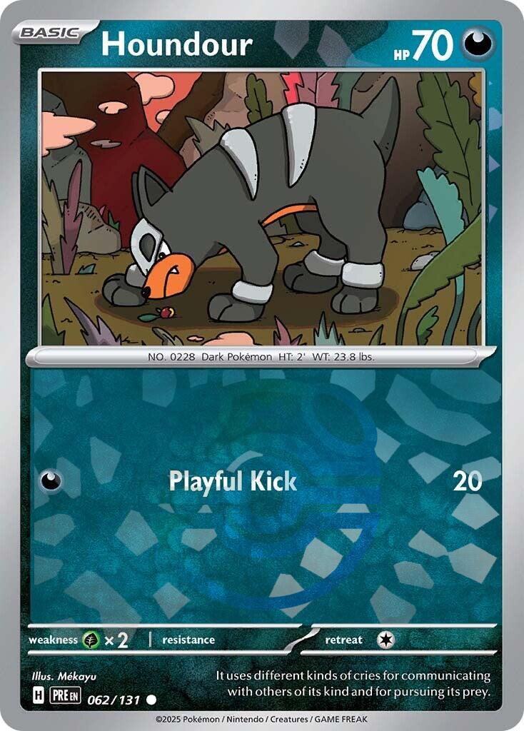 Houndour [Master Ball] #62 Pokemon Prismatic Evolutions