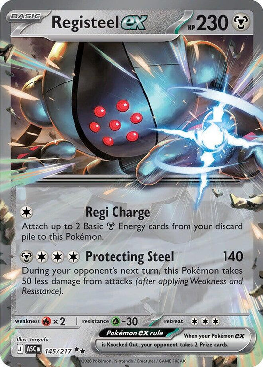 Registeel ex #145 Pokemon Ascended Heroes