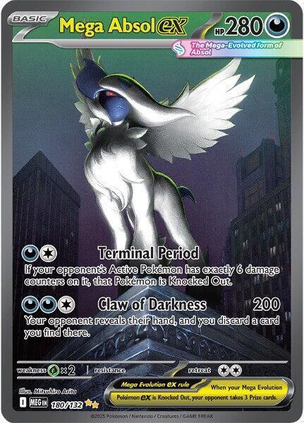 Mega Absol Ex #180 Pokemon Mega Evolution