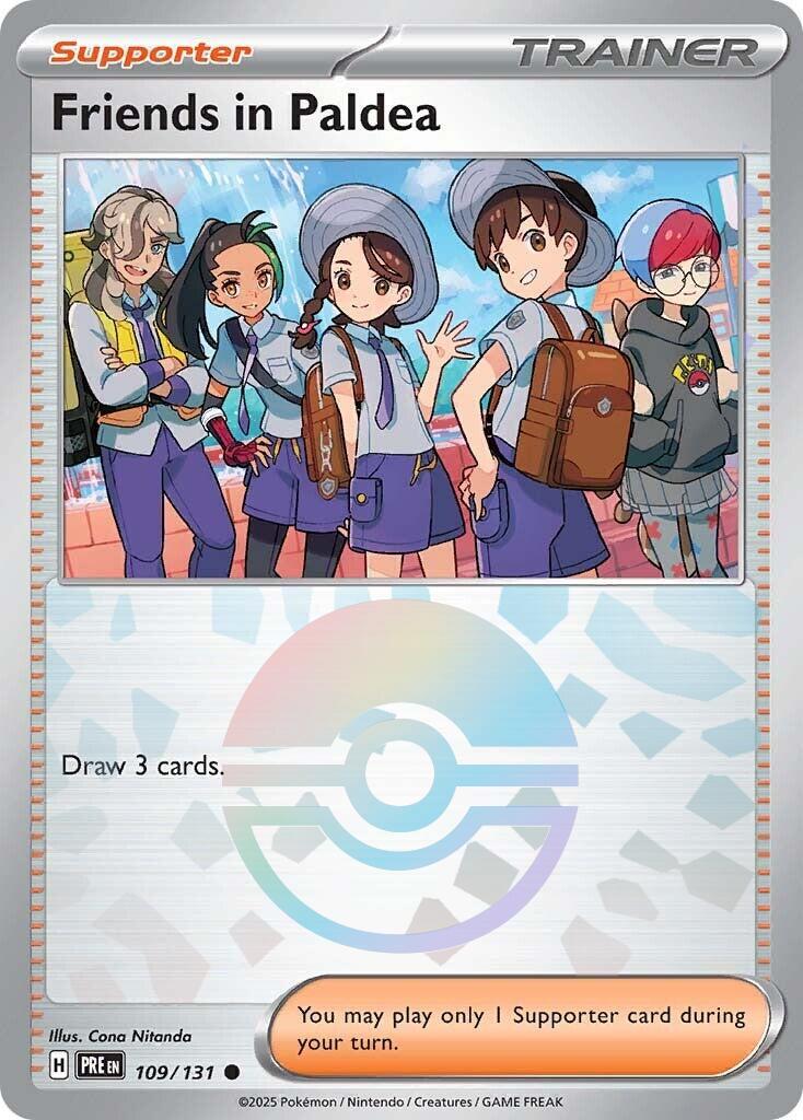 Friends in Paldea [Poke Ball] #109 Pokemon Prismatic Evolutions