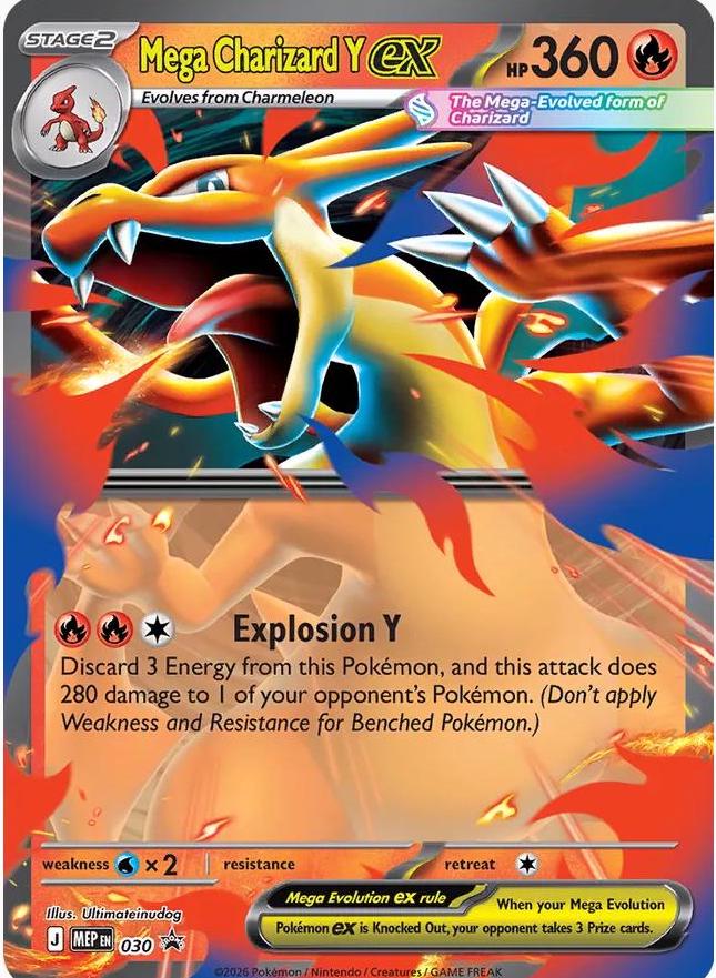 Mega Charizard Y Ex #30 Pokemon Promo