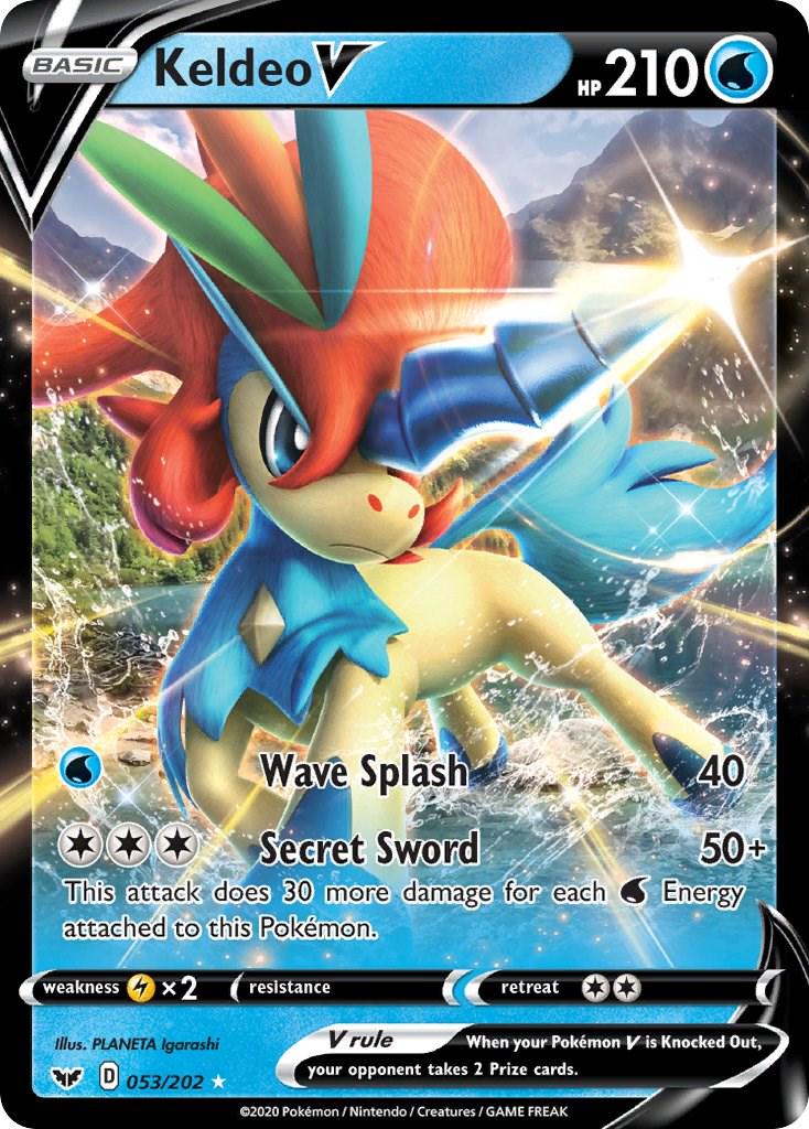Keldeo V #53 Pokemon Sword & Shield