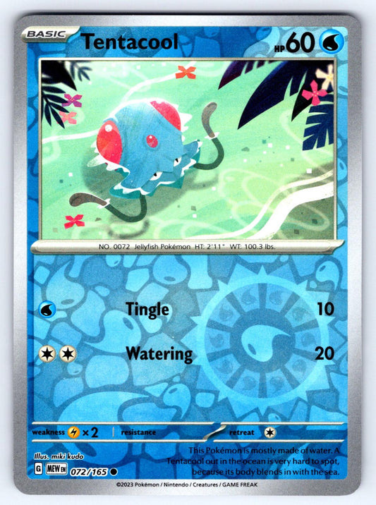 Tentacool [Reverse Holo] #72 Pokemon Scarlet & Violet 151