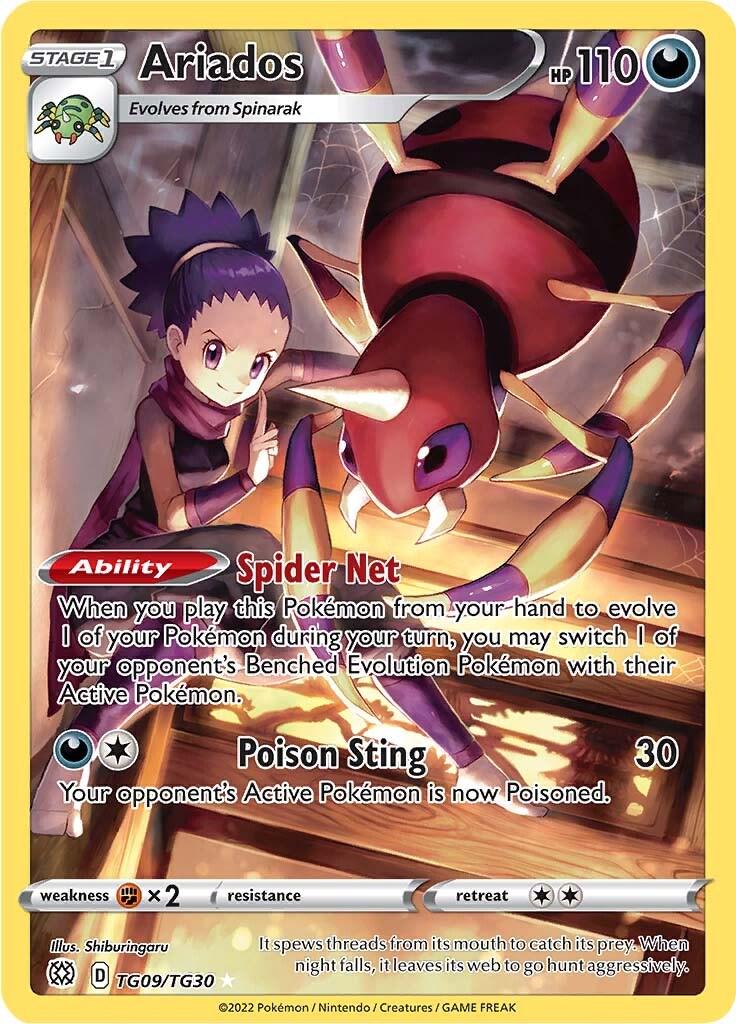 Ariados #TG09 Pokemon Brilliant Stars