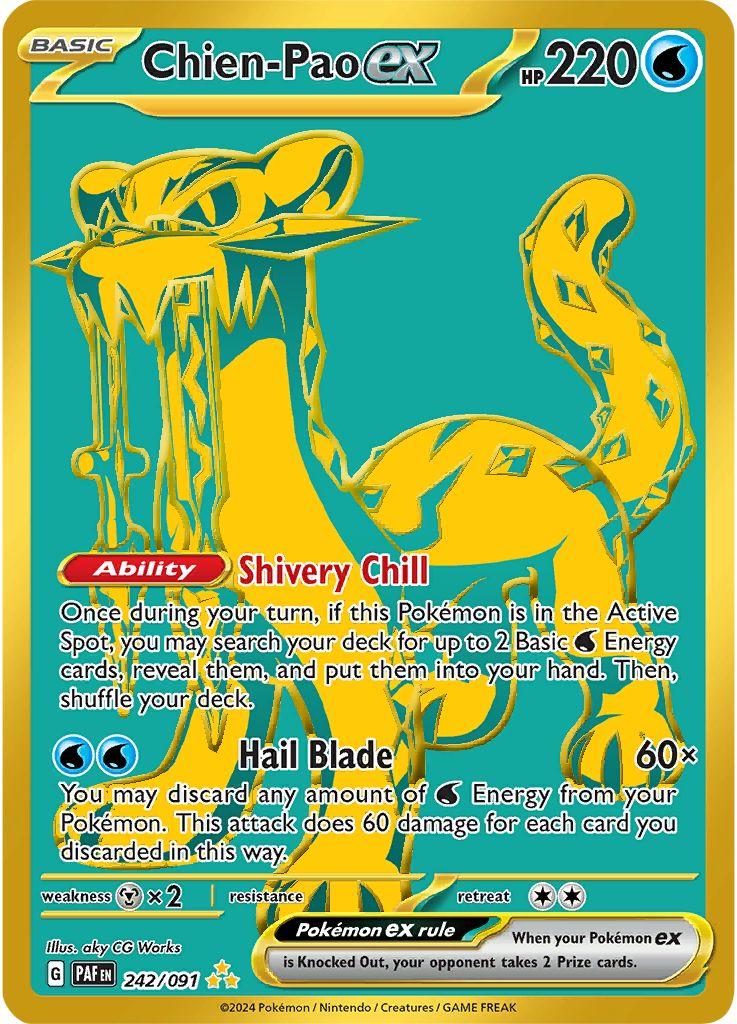 Chien-Pao ex #242 Pokemon Paldean Fates