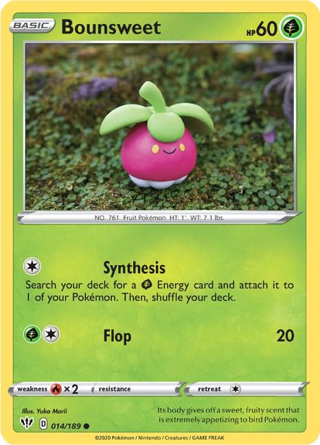 Bounsweet #14 Pokemon Darkness Ablaze Yuka Morii