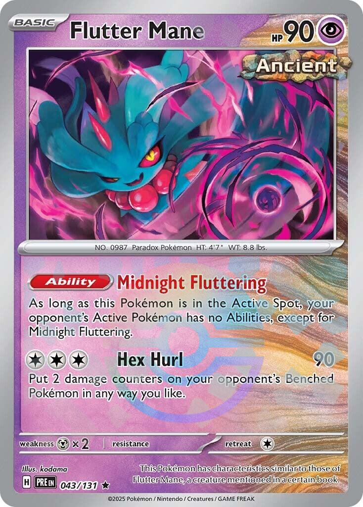 Flutter Mane [Poke Ball] #43 Pokemon Prismatic Evolutions