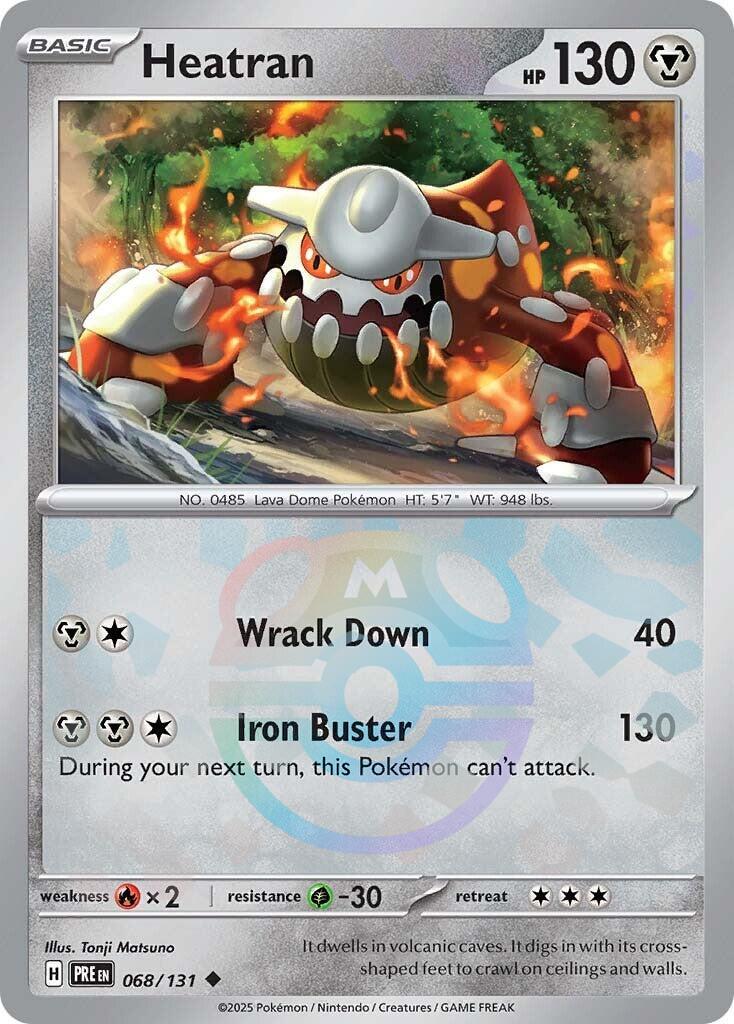 Heatran [Master Ball] #68 Pokemon Prismatic Evolutions