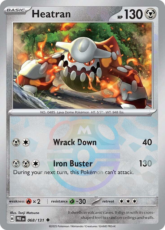 Heatran [Master Ball] #68 Pokemon Prismatic Evolutions