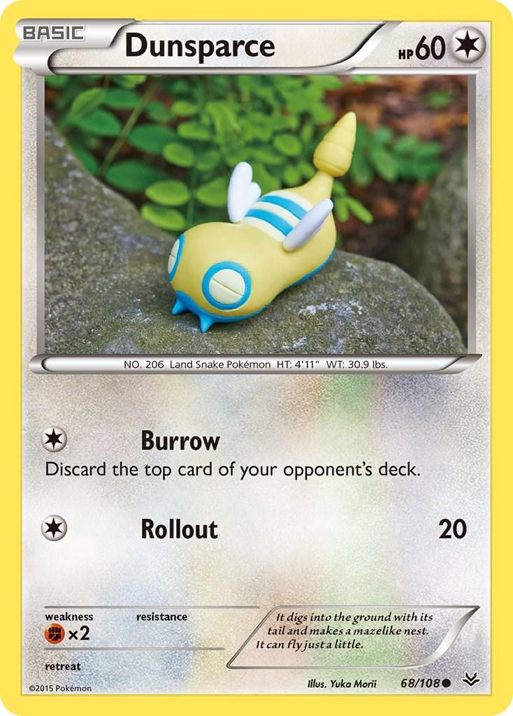 Dunsparce #68 Pokemon Roaring Skies (Lightly Played)