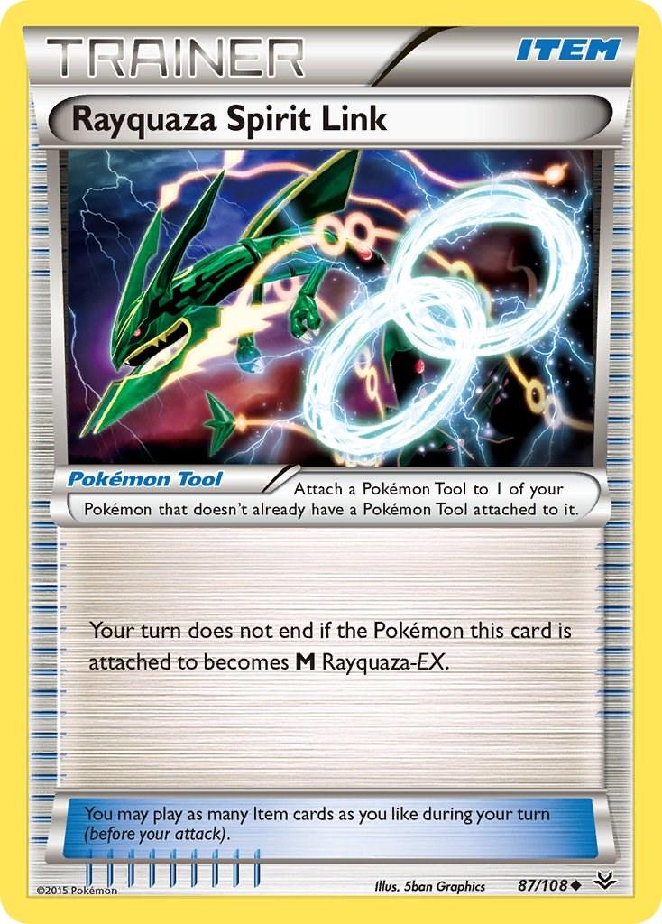 Rayquaza Spirit Link #87 Pokemon Roaring Skies