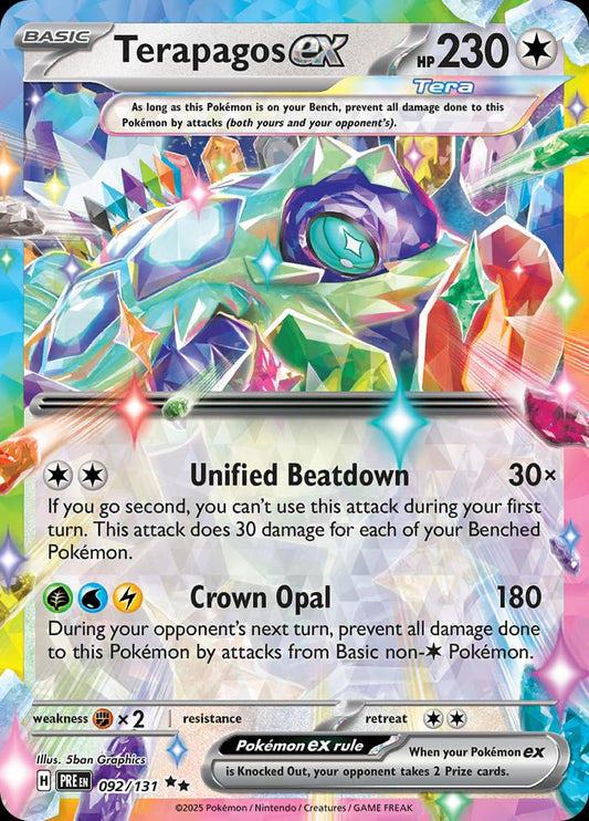 Terapagos ex #92 Pokemon Prismatic Evolutions
