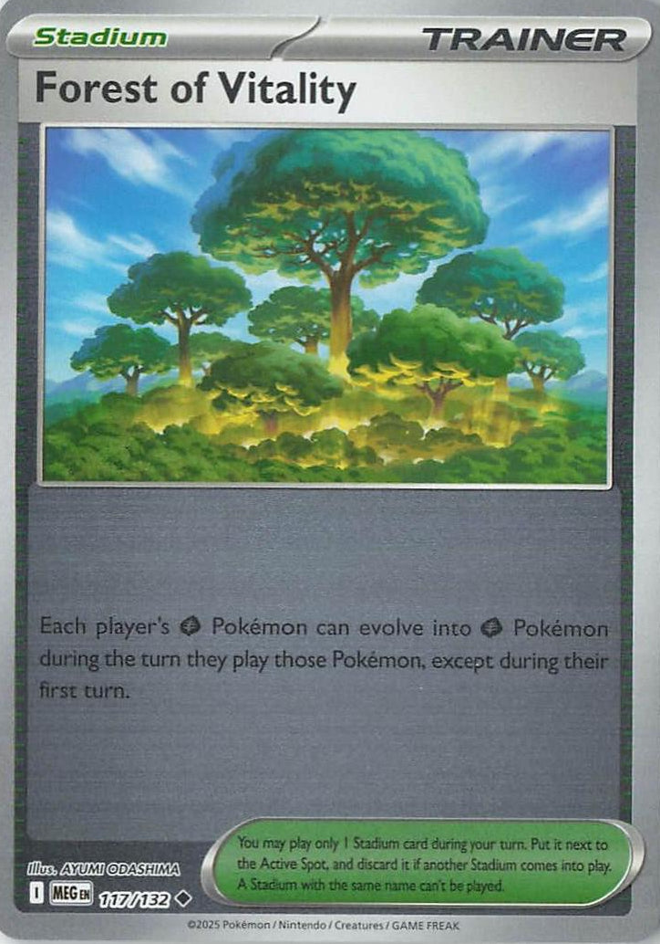Forest of Vitality [Reverse Holo] #188 Pokemon Ascended Heroes