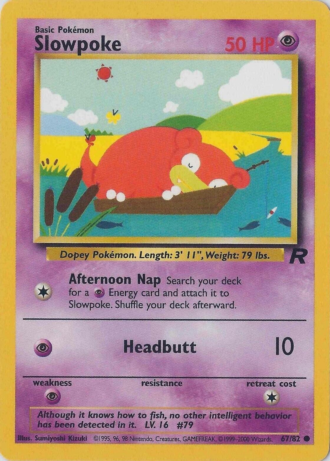 Slowpoke #67 Pokemon Team Rocket LP