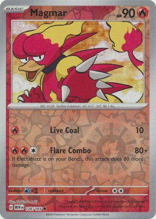 Magmar [Reverse Holo] #126 Pokemon Scarlet & Violet 151