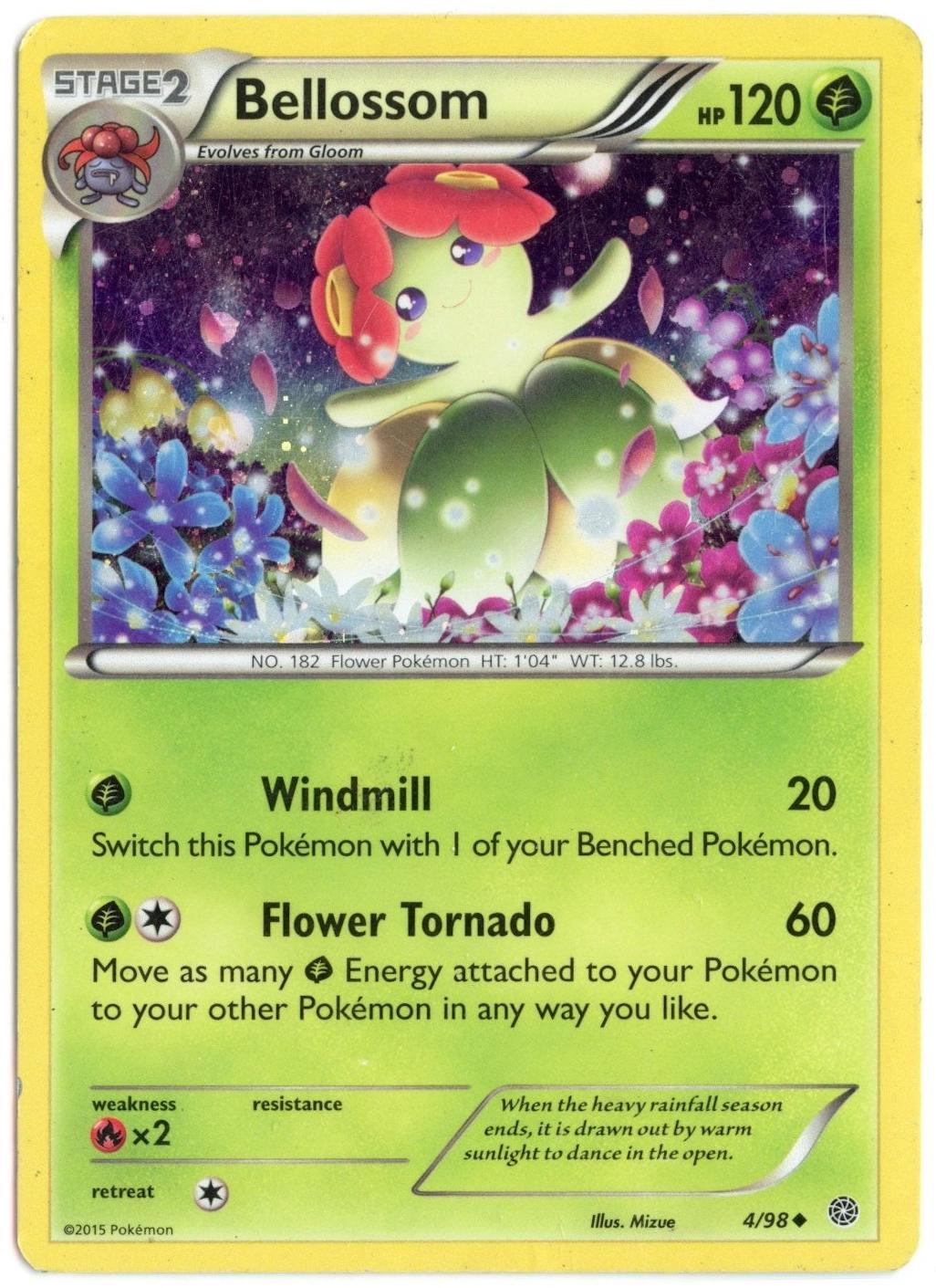 Bellossom [Cosmos Holo] #4 Pokemon Ancient Origins