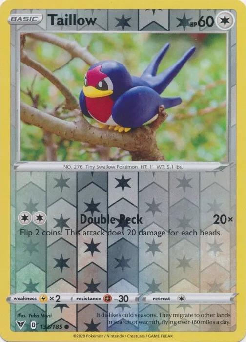 Taillow [Reverse Holo] #133 Pokemon Vivid Voltage (Lightly Played)