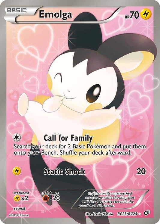 Emolga #RC23 Pokemon Legendary Treasures (Moderately Played Condition)