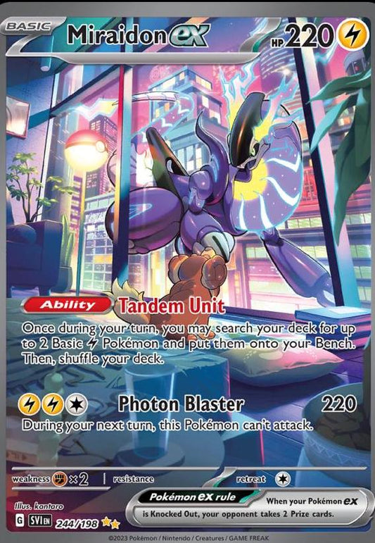 Miraidon ex #244 Pokemon Scarlet & Violet