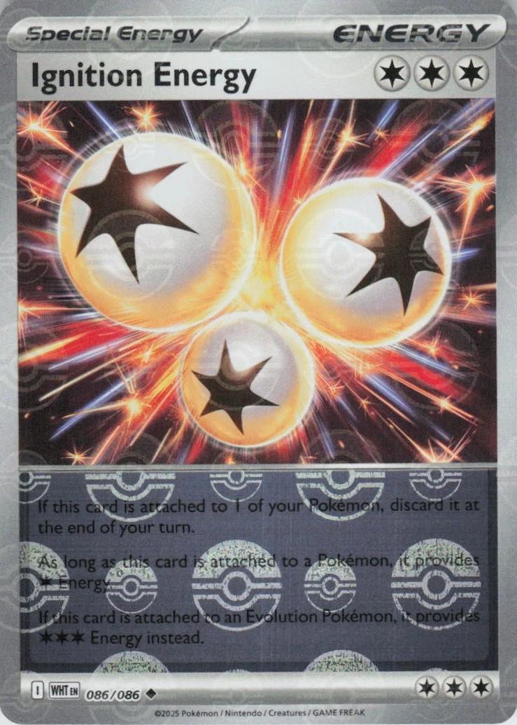 Ignition Energy [Poke Ball] #86 Pokemon White Flare