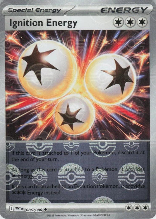 Ignition Energy [Poke Ball] #86 Pokemon White Flare