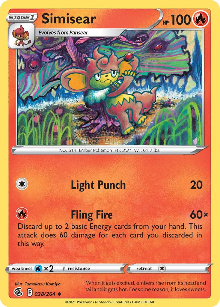 Simisear #38 Pokemon Fusion Strike