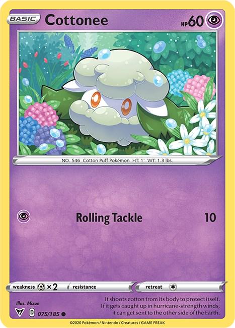 Cottonee #75 Pokemon Vivid Voltage
