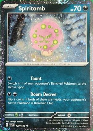 Spiritomb [Cosmos Holo] #129 Pokemon Scarlet & Violet