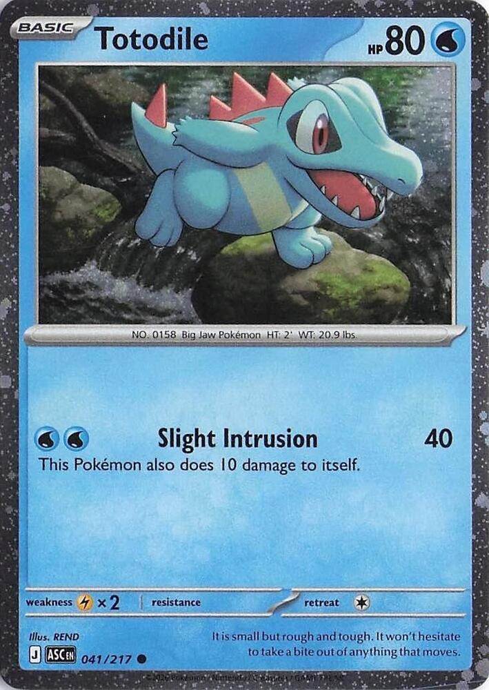 Totodile [Cosmos Holo] #41 Pokemon Ascended Heroes