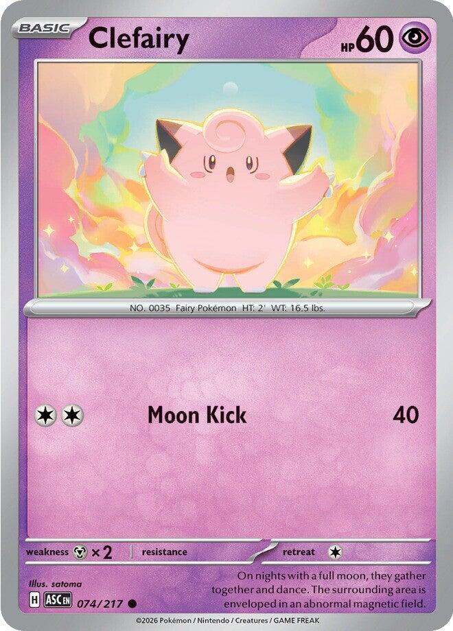 Clefairy #74 Pokemon Ascended Heroes