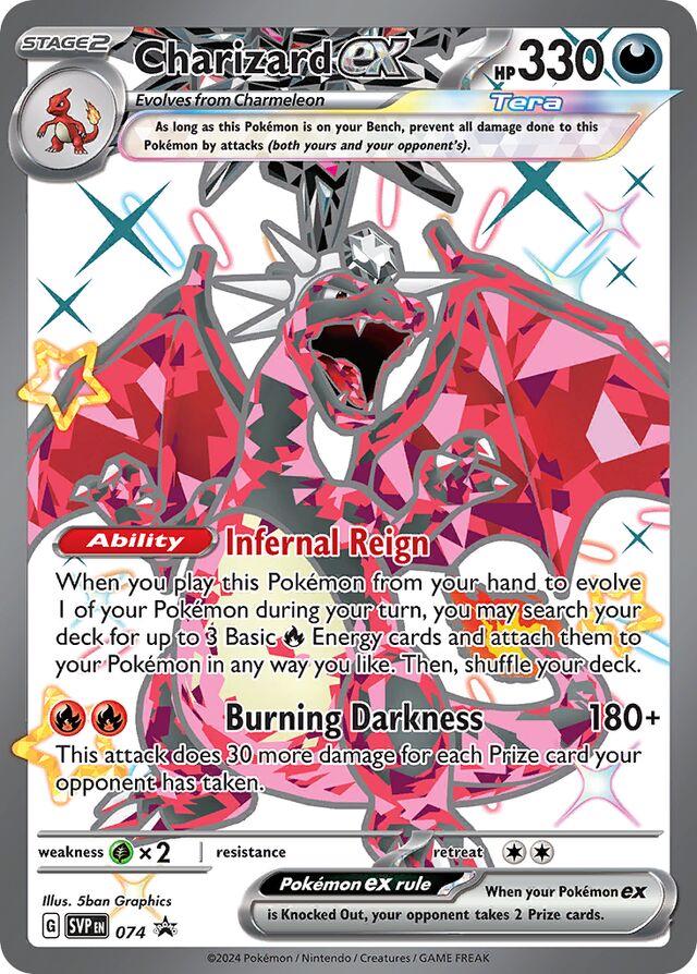 Charizard ex #74 Pokemon Promo LIGHTLY PLAYED