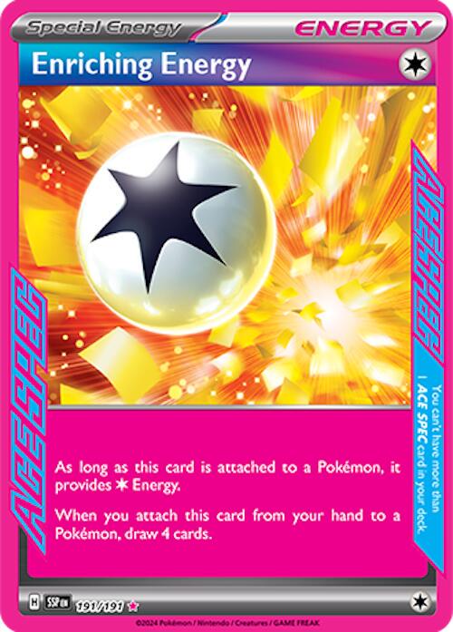 Enriching Energy #191 Pokemon Surging Sparks