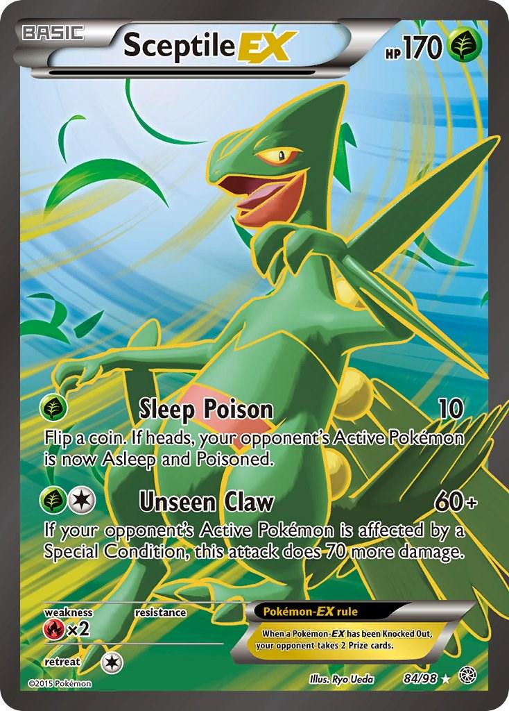 Sceptile EX #84 Pokemon Ancient Origins - LIGHTLY PLAYED