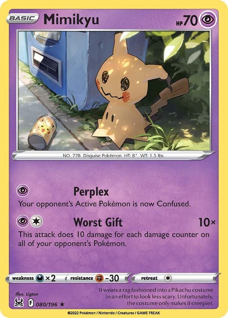 Mimikyu #80 Pokemon Lost Origin (Lightly Played)