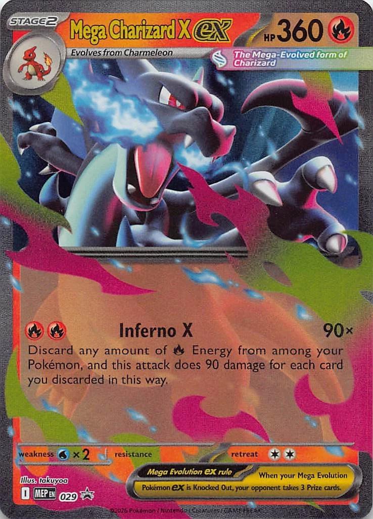 Mega Charizard X Ex #29 Pokemon Promo