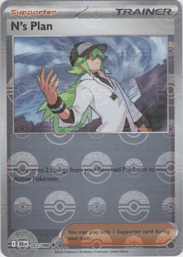 N's Plan [Poke Ball] #83 Pokemon Black Bolt