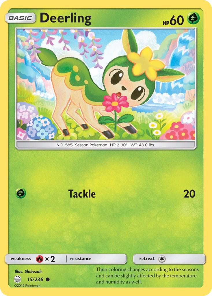 Deerling #15 Pokemon Cosmic Eclipse (Lightly Played)