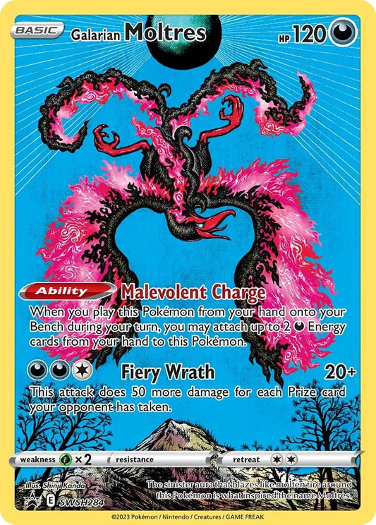Galarian Moltres #SWSH284 Pokemon Promo