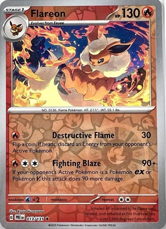 Flareon [Reverse] #13 Pokemon Prismatic Evolutions