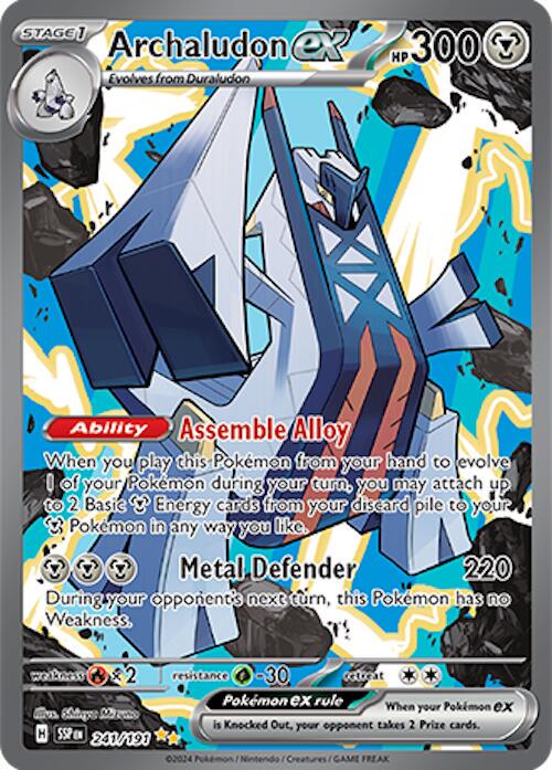 Archaludon ex #241 Pokemon Surging Sparks