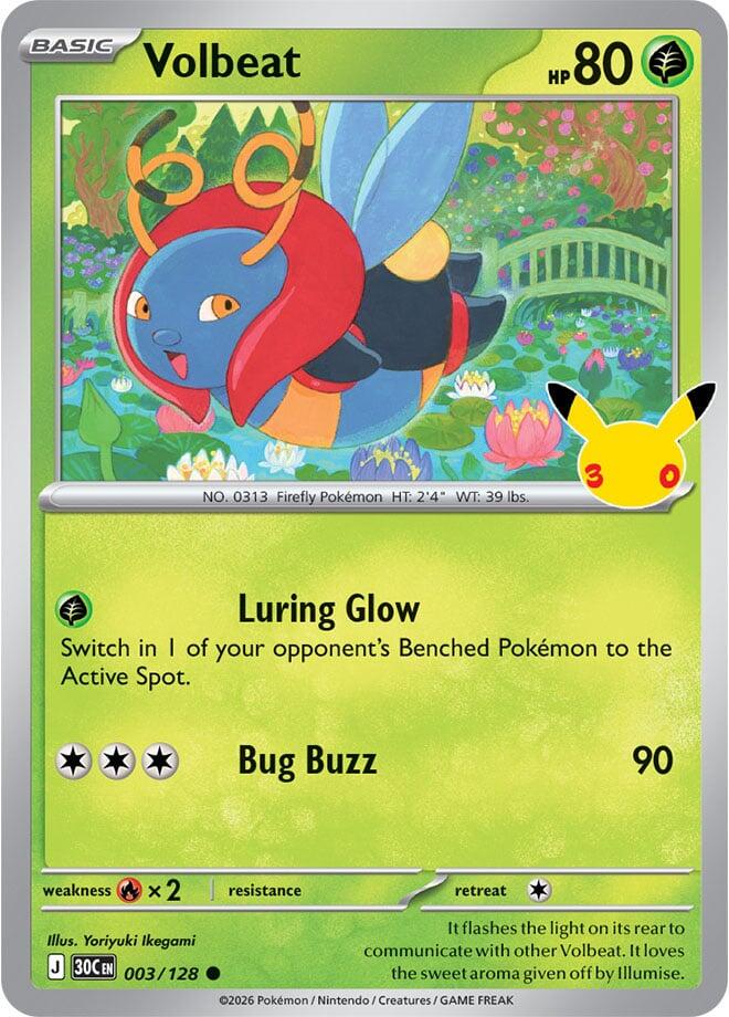 Volbeat #3 Pokemon 30th Celebration