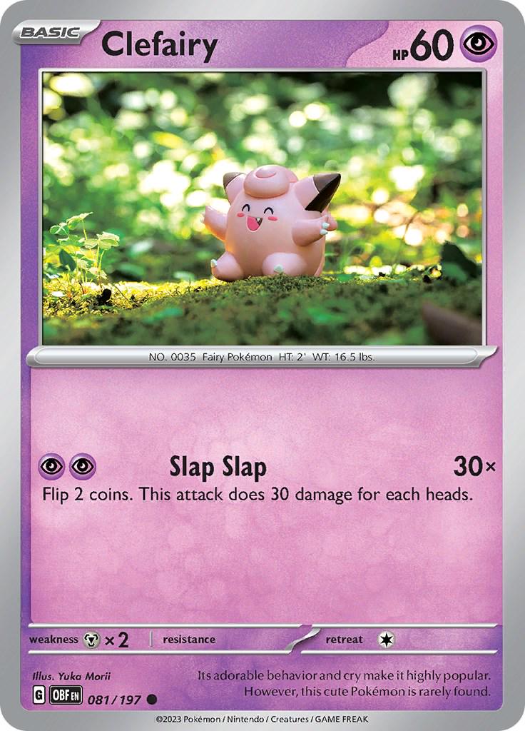 Clefairy #81 Pokemon Obsidian Flames Yuka Morii