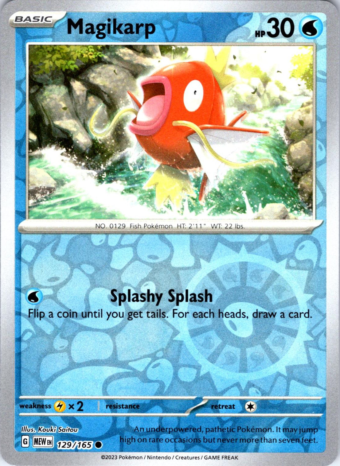 Magikarp [Reverse Holo] #129 Pokemon Scarlet & Violet 151