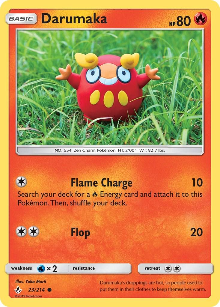 Darumaka #23 Pokemon Unbroken Bonds Yuka Morii (Lightly Played)