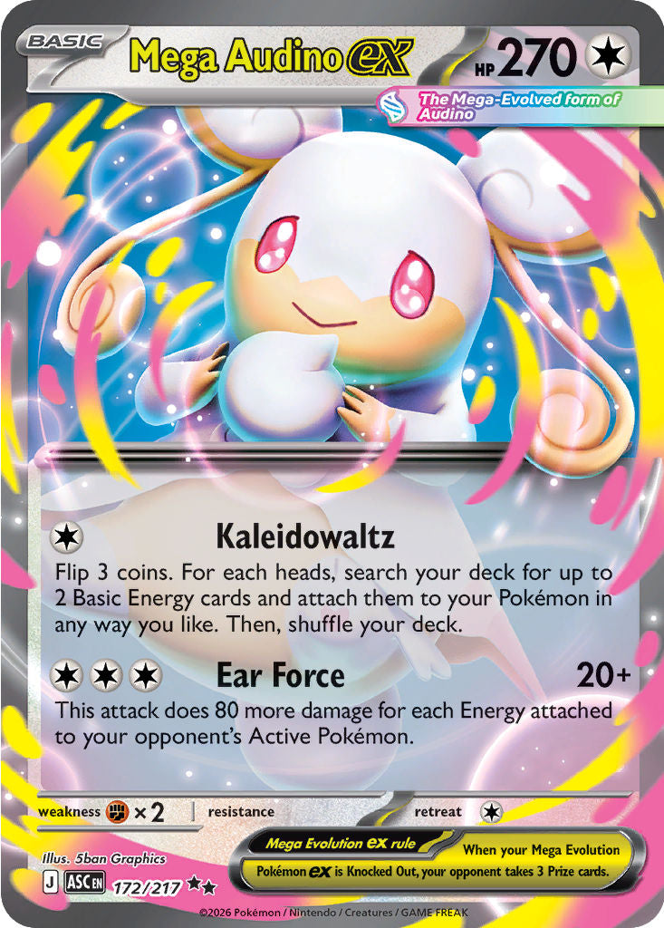 Mega Audino 172/217 Ascended Heroes